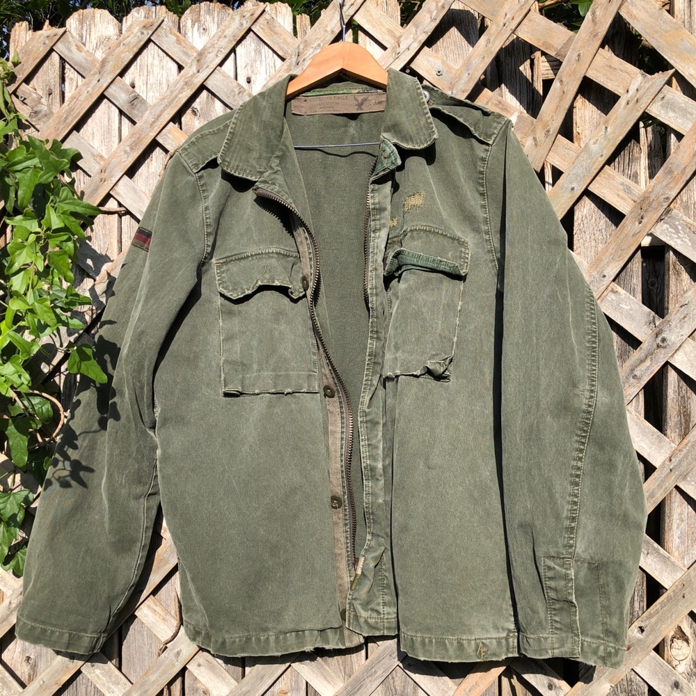 100% Cotton Forest Green Utility Heavy Jacket